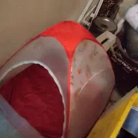 تشک بازی و پشه بند و لگن نوزاد نو