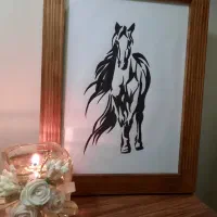 قاب دکوری اسب