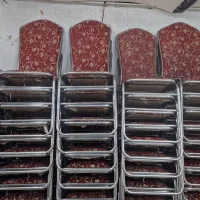 صندلی فلزی پشت بلند