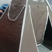 قهوه ای رنگ چادرحاج علی سایبان میزشاسی چترافسریه