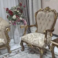 مبل هفت نفره با نهارخوری چهار نفره درحدنوو جهیزیه