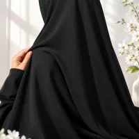 چادر مشکی ایرانی ساده کرپ ، تمیز و خوش‌ریزش