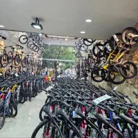 دوچرخه ۲۶ زرد قناری طوقه ۵ سانتی