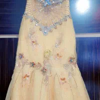 لباس مجلسی سنگ کاری شده