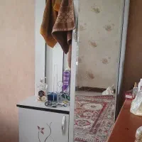 جاکفشی چوبی آینه دار