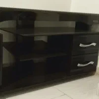 میز تلویزون شیشه ای