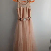 لباس مجلسی دخترانه گلبهی