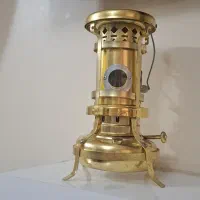 چراغ نفتی دکوری انتیک طلایی