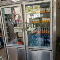 یخچال استیل ایستاده در حد