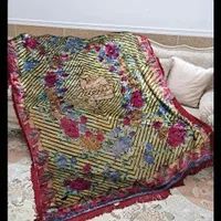 رومیزی یا روتختی بزرگ مخمل قدیمی با ارسال رایگان|صنایع دستی و سایر لوازم تزئینی|ساری, |دیوار