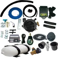 کپسول CNG با پایه و لوازم دوگانه سوز کامل