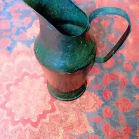 ظرف مسی تمیز قابل استفاده
