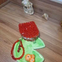 کیف جاکارتی مرواریدی دهانه فلزی