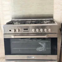 اجاق گاز  فر دار ساتیسان تمام استیل