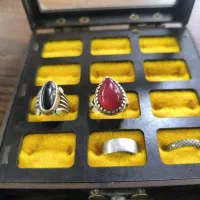 انگشتر دست‌ساز نقره