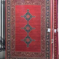 فرش قرمز/ فرش ابریشم گونه/ فرش لاکی