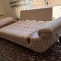 ست مبلمان تخت شو + ناهارخوری ۶ نفره