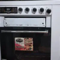 اجاق گاز ۵شعله تکنو طرح فر فلزی