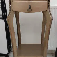 میز تلفن چوبی