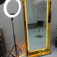 آینه قدی با رینگ لایت