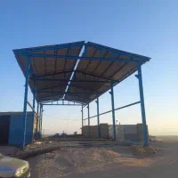 ساخت سوله سقف سبک خرپایی و پوشش سقف ابرو