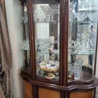 ویترین دو تیکه چوبی