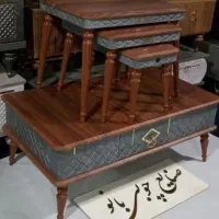 جلومبلی با کیفیت به همراه سه عدد عسلی مختص مبل شما