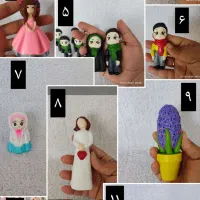 انواع بیس خام و رنگی ، دکوریجات و مجسمه های تزیینی