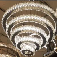 لوستر کهکشاکریستال تراشخورده وارداتی درکارمندان