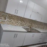 لوکس‌ترین کابینت با رنگ بندی‌های فانتزی/کد677
