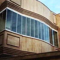 ساخت و نصب پنجره‌های تراس شیشه ای.توری پلیسه. قسطی