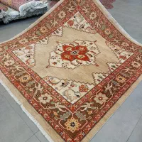 فرش دستباف( بساک )۴/۵ متری مربع قشقایی رنگ گیاهی