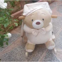 خرس تدی نو استفاده نشوده رنگ کرم