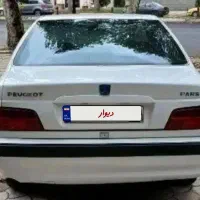 پژو پارس سفید دوگانه کارخانه