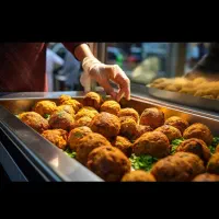 نیرو خانم برای فلافلی