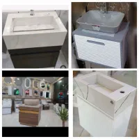 انواع روشویی سرامیکی شلف دار و کابینتی ۳۳ رنگی