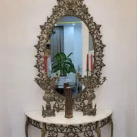آینه شمعدان برنز