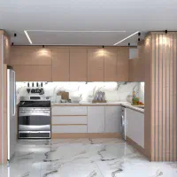طراحی و اجرای کابینت ام دی اف کمد و کناف
