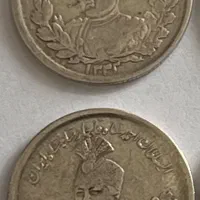 سکه نقره دو هزار دینار تصویری احمد شاه