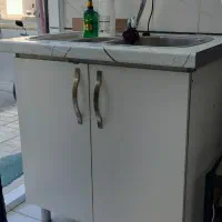 سینک ظرفشویی به همراه کابینت
