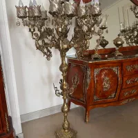 آباژور ایستاده برنج ۷ شاخه فرشته کار دست