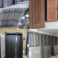 چوبی اتاقی درupvcدرب ضدسرقت ترک قفل کاله آلومینیوم