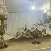 شمعدان برنز کریستالی
