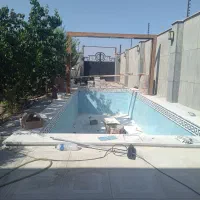 ساخت استخر بتنی فایبرگلاس موتور خانه