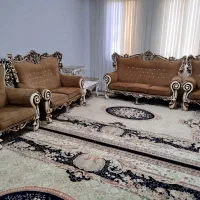 مبل ۷ نفره سالم بدون زدگی چوب راش