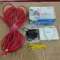مودم وای فای و کابل شبکه 30 متر .