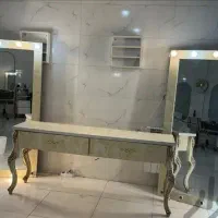 فروش لوازم آرایشگاه آینه کنسول میز کانتر و ترولی