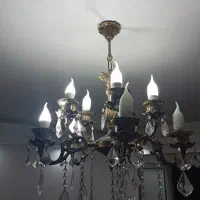 لوستر برنز ۵شاخه ۱۰شعله