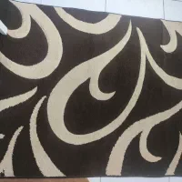قالیچه اتاق خواب کرم قهوه ای
