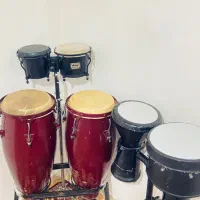 ست کامل ساز کوبه ای تومبا و ضرب تمپو